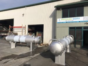 Thrust Bearing shell & tube heat exchanger