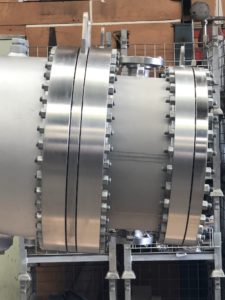 H2S Shell & Tube Heat Exchanger with internal steam jacket